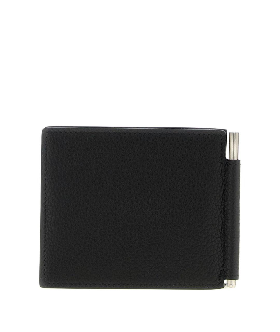 TOM FORD Черный кожаный кошелек, фото 2