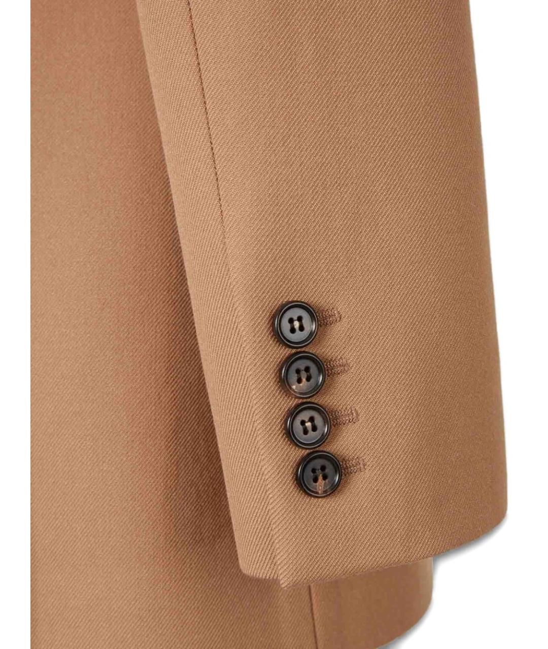 CHLOE Бежевый шерстяной жакет/пиджак, фото 2