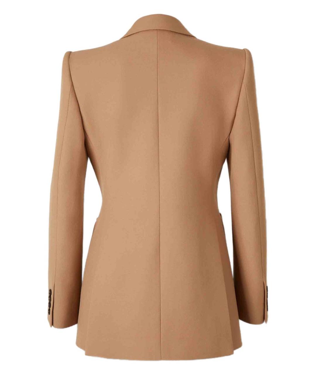 CHLOE Бежевый шерстяной жакет/пиджак, фото 3