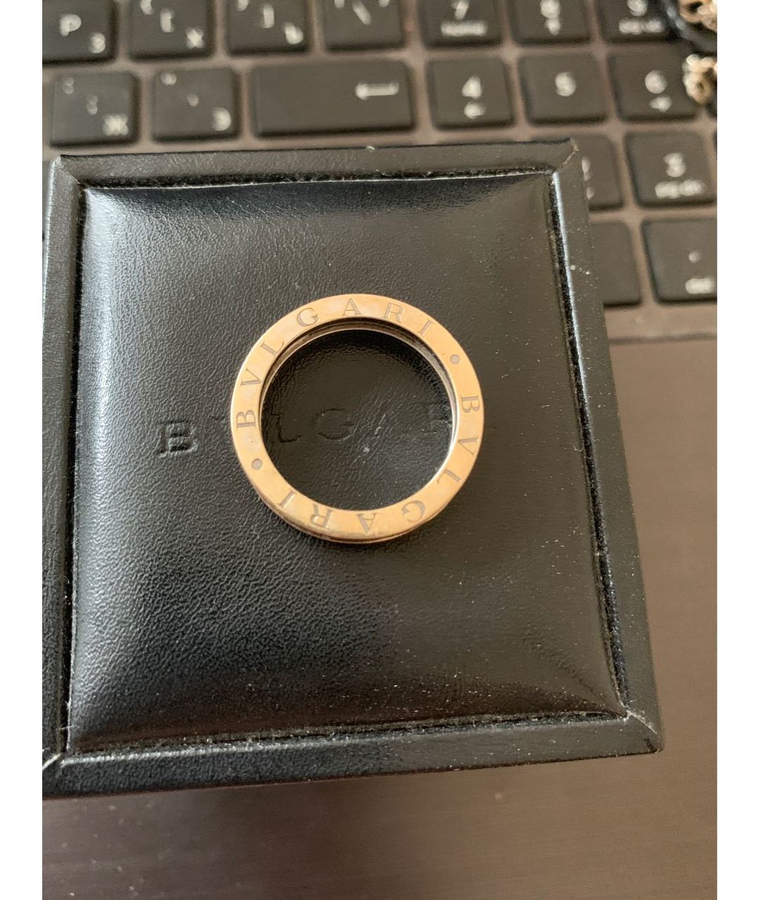 BVLGARI Серебряное кольцо из белого золота, фото 6