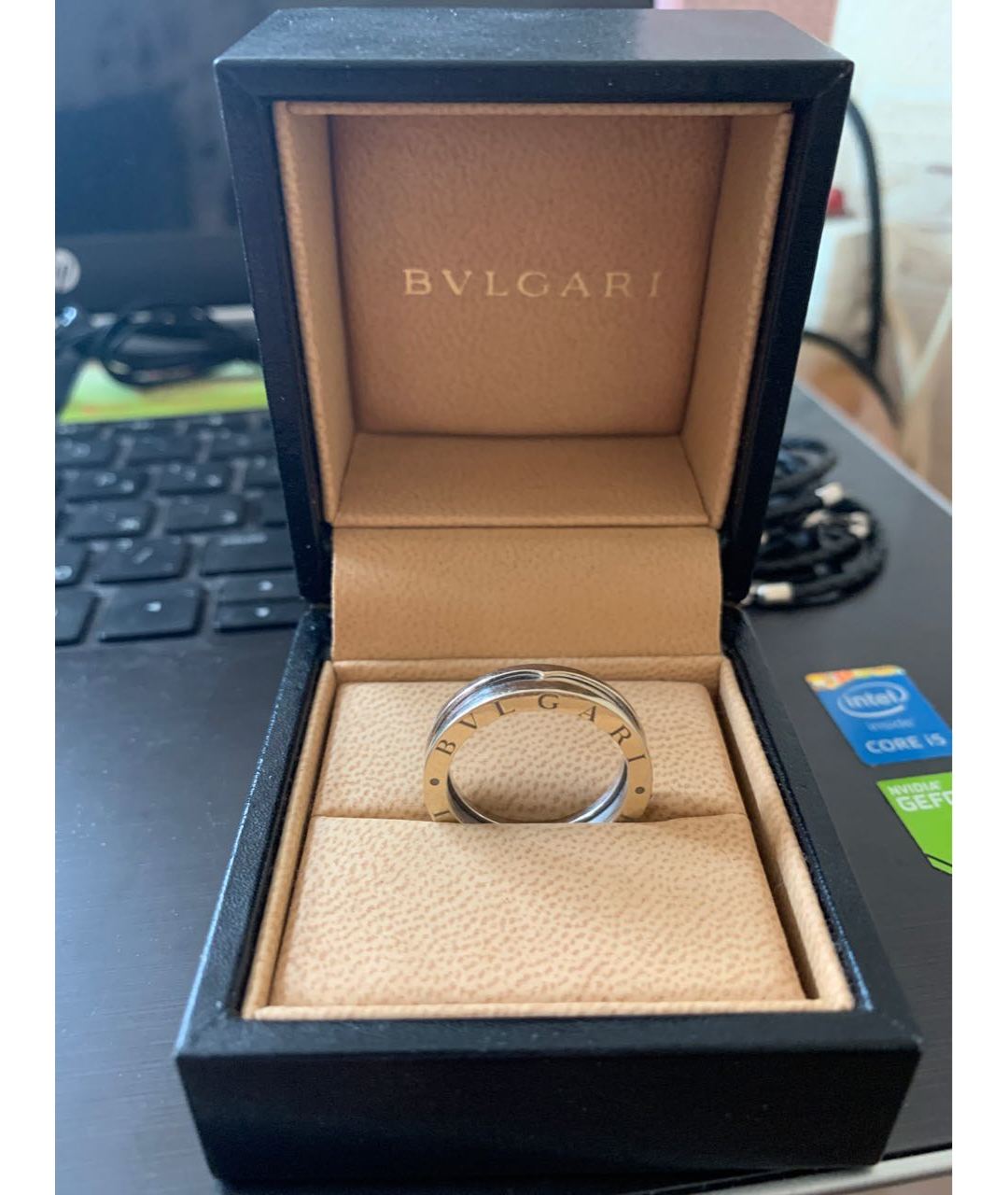 BVLGARI Серебряное кольцо из белого золота, фото 9