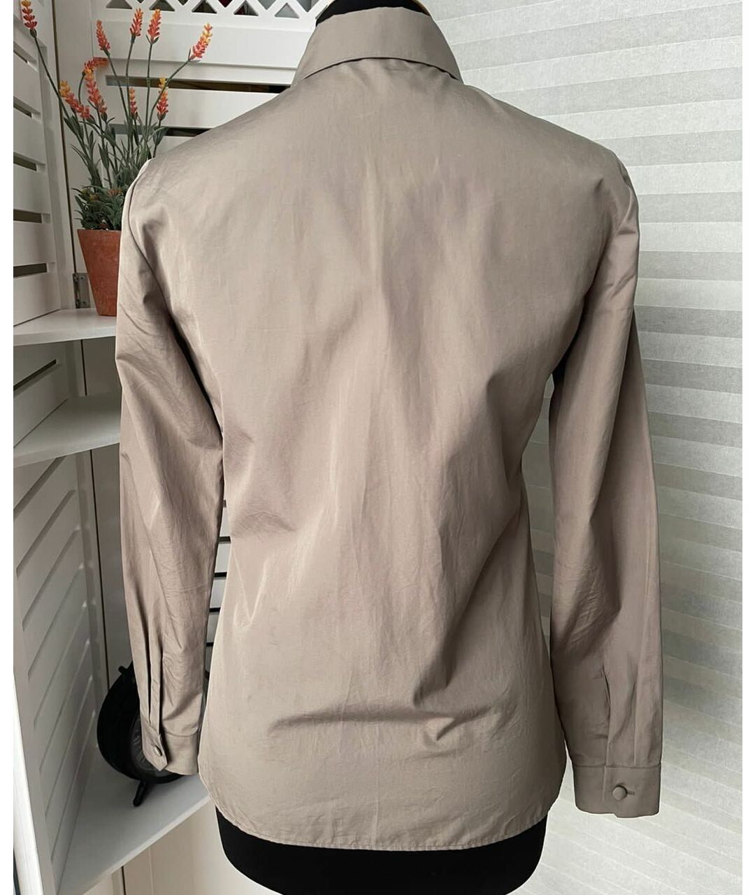 GUCCI Коричневая хлопковая рубашка, фото 2