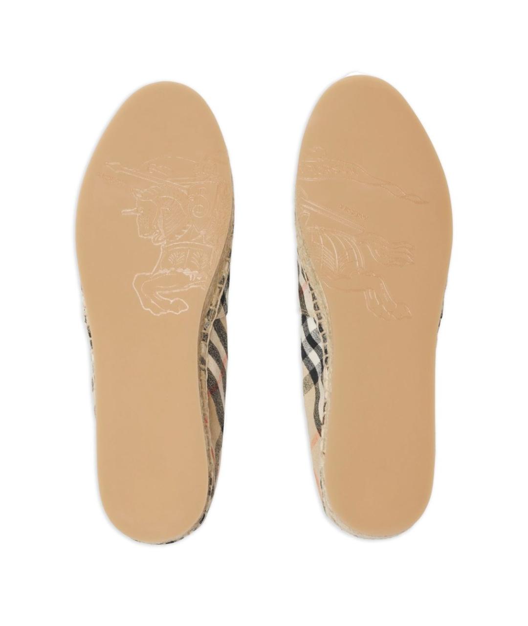 BURBERRY Бежевые эспадрильи, фото 4