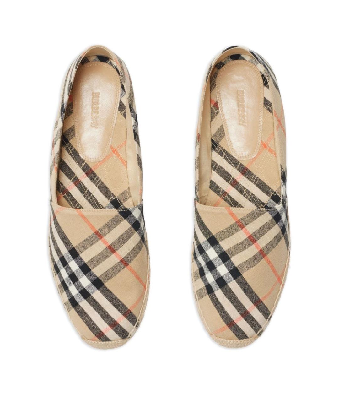 BURBERRY Бежевые эспадрильи, фото 2