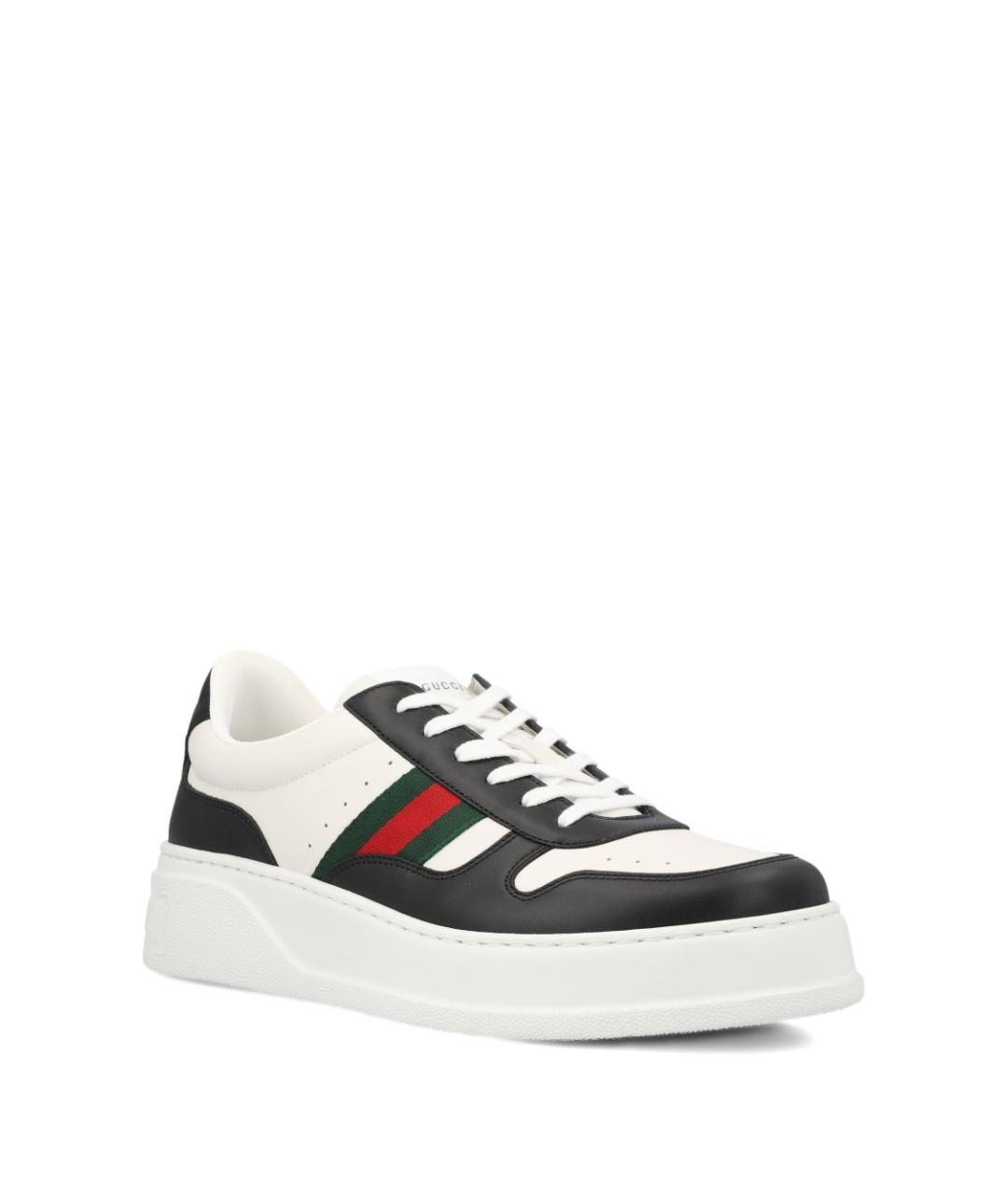 GUCCI Мульти кожаные низкие кроссовки / кеды, фото 4