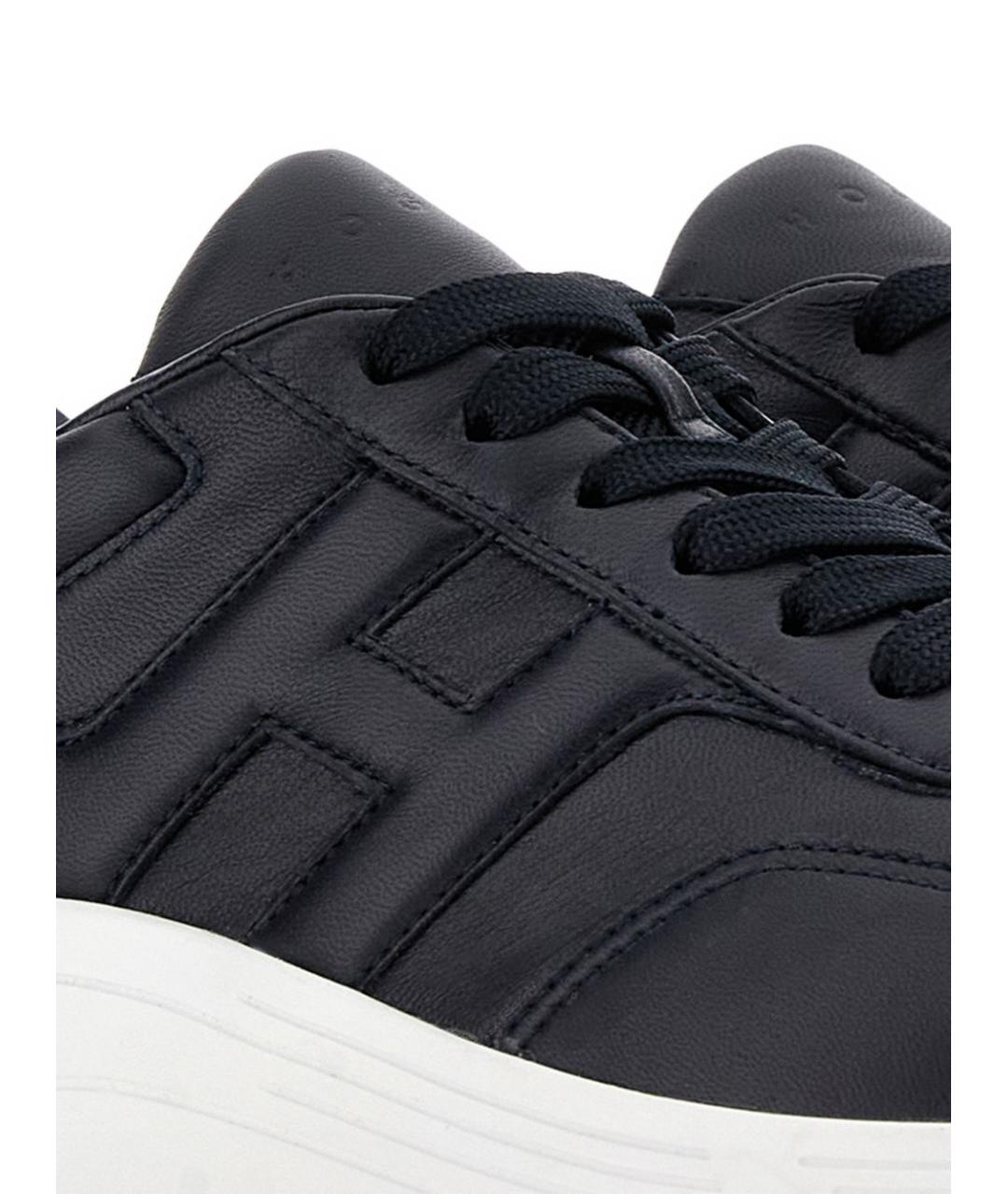 HOGAN Черные высокие кроссовки / кеды, фото 3