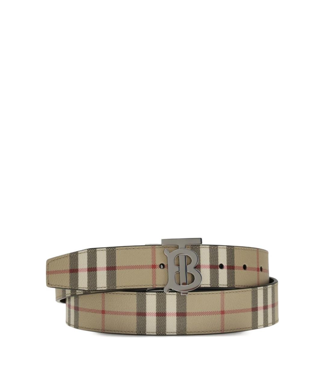 BURBERRY Бежевый ремень, фото 2