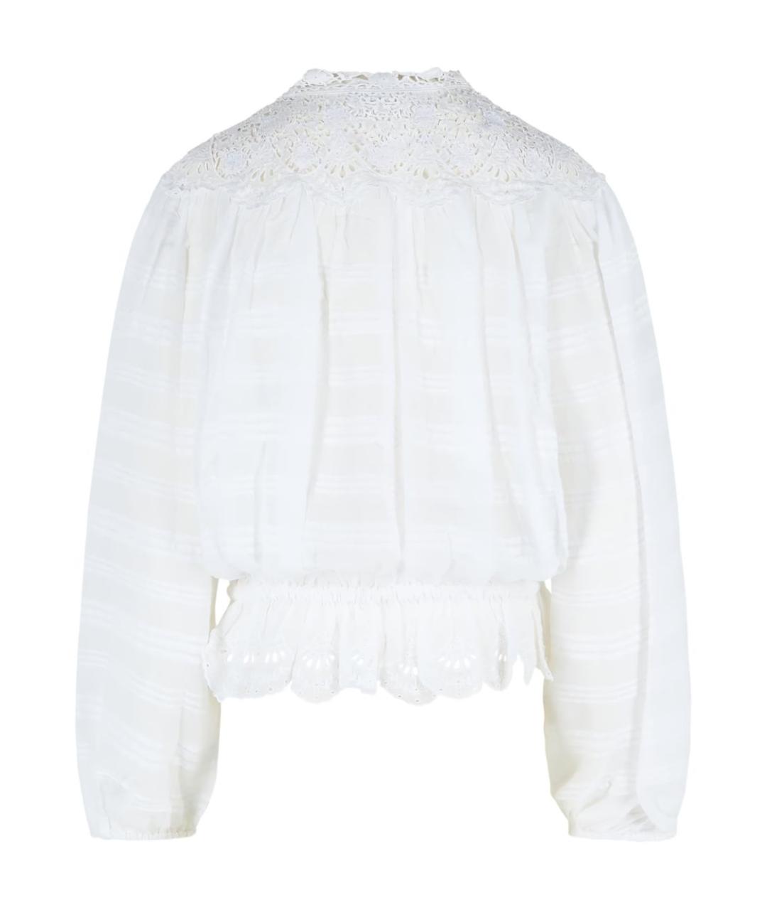 ISABEL MARANT Белая хлопковая блузы, фото 2