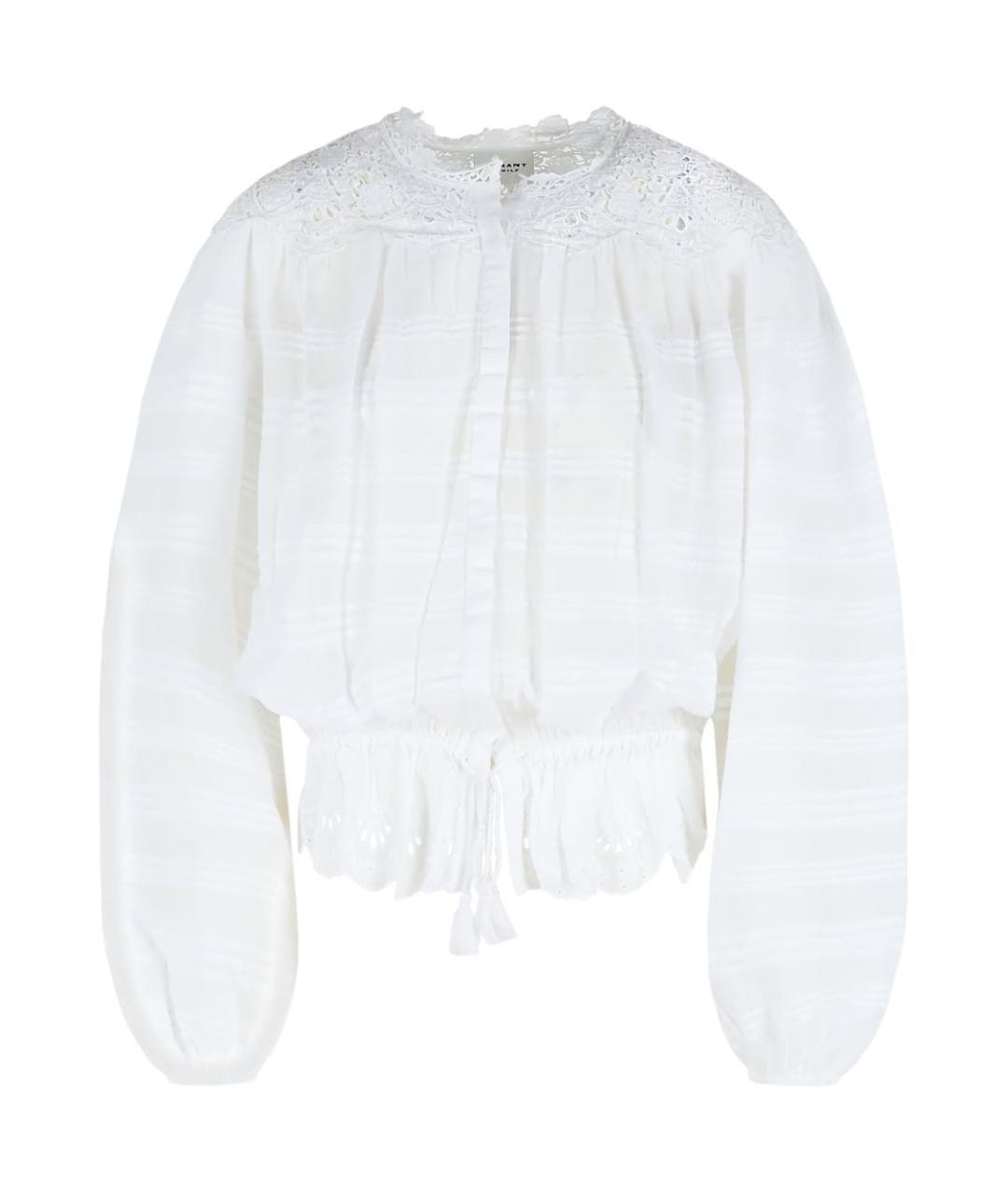ISABEL MARANT Белая хлопковая блузы, фото 3