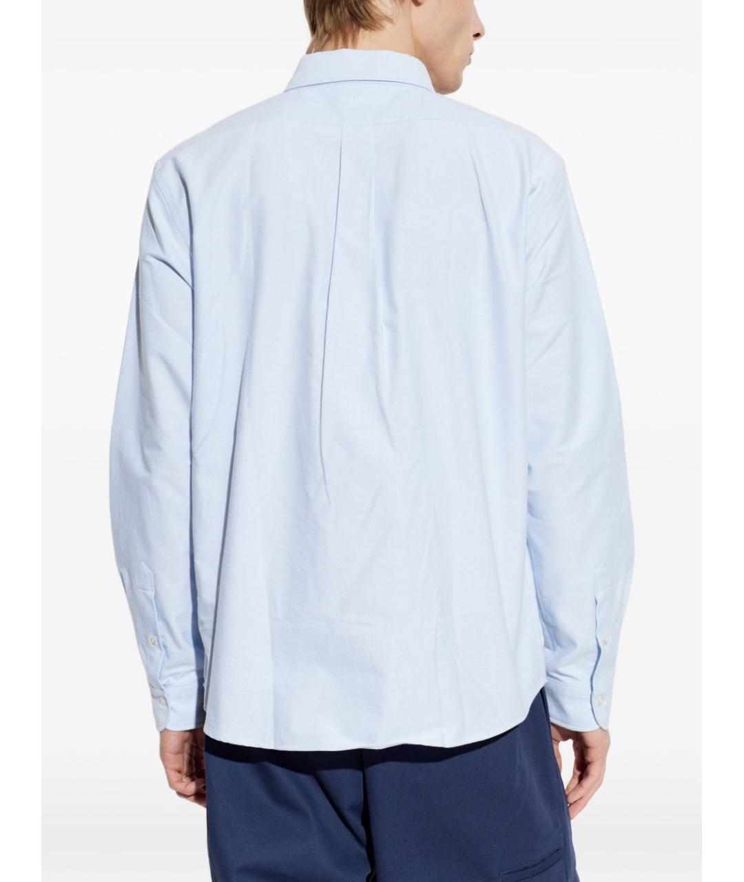 KENZO Голубая хлопковая кэжуал рубашка, фото 5