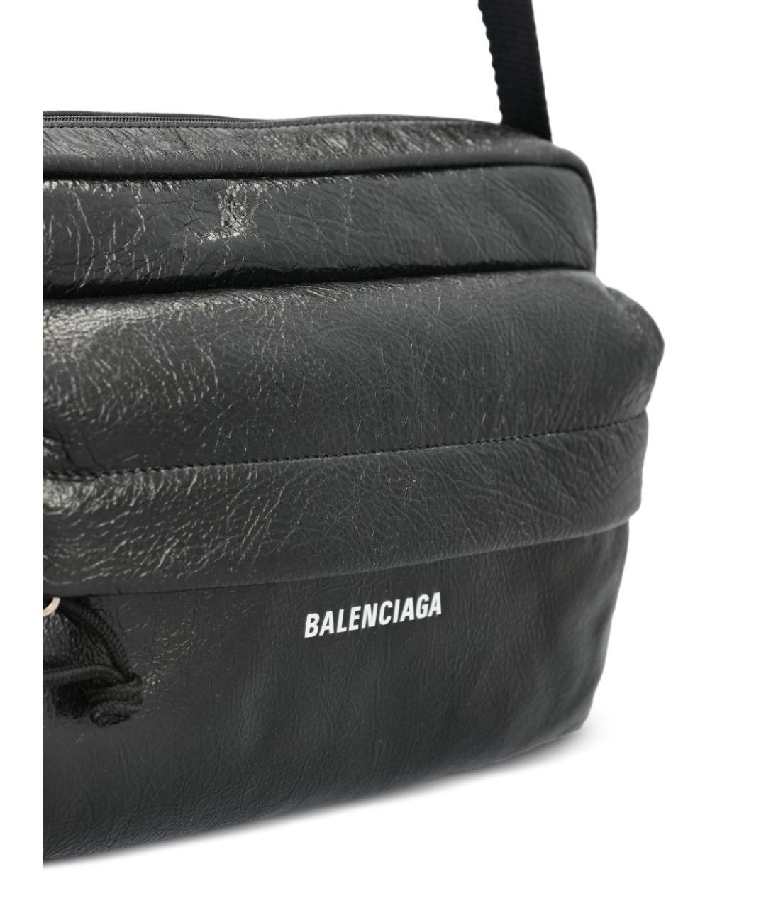 BALENCIAGA Черная сумка на плечо, фото 4