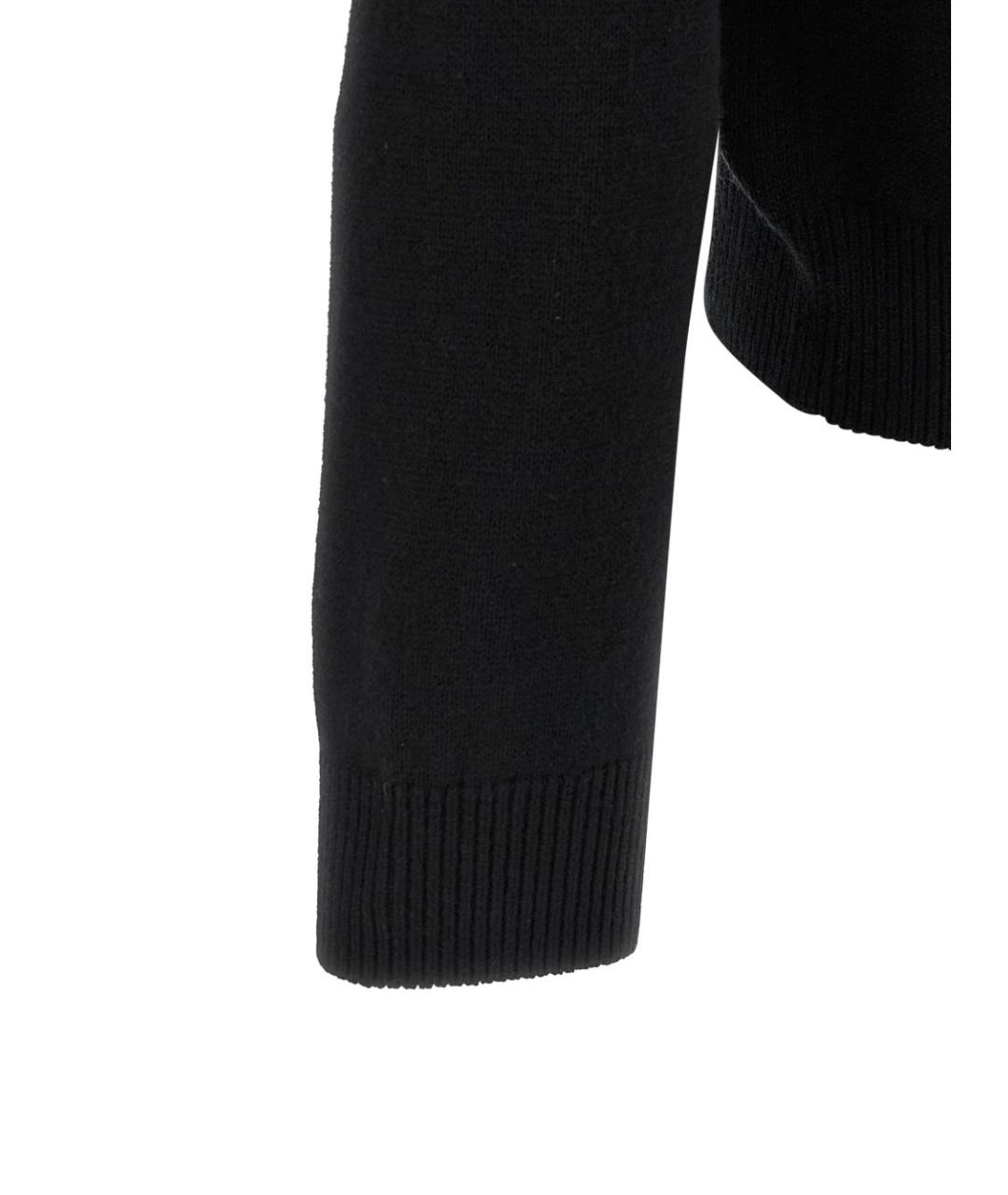 KENZO Черный шерстяной кардиган, фото 4