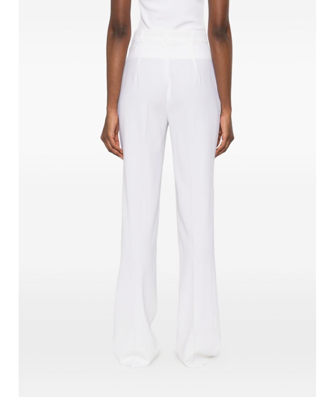 MAX MARA Белые прямые брюки, фото 4