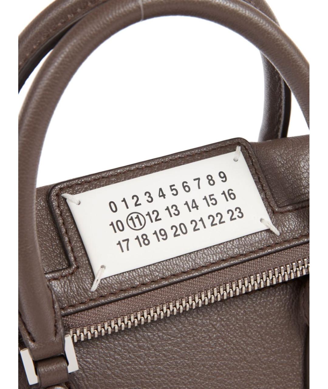 MAISON MARGIELA Кожаная сумка тоут, фото 4