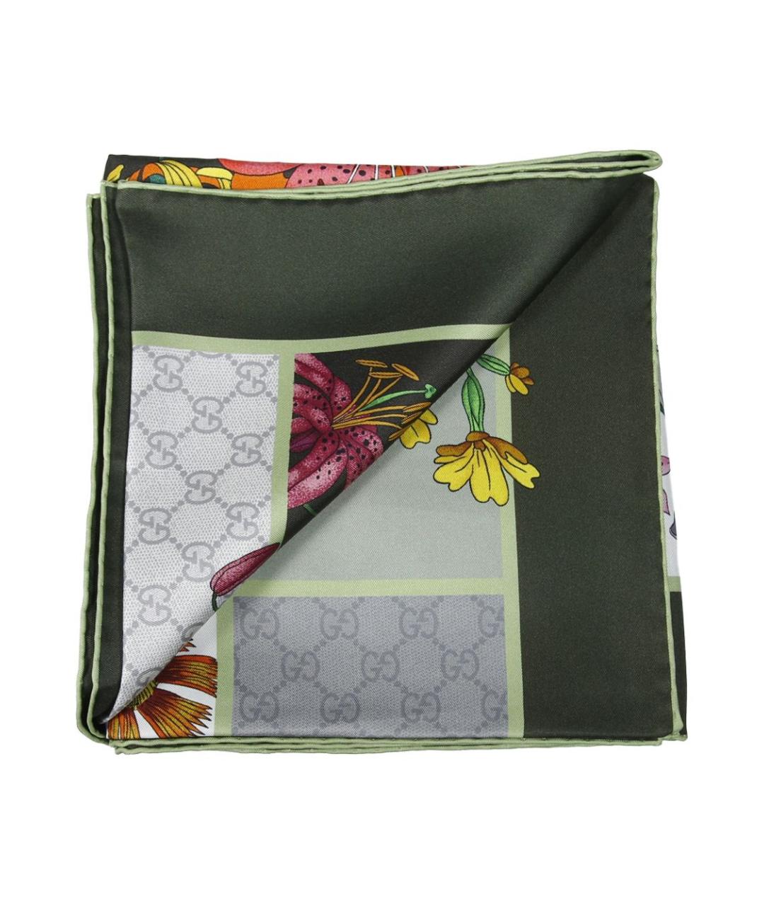 GUCCI Мульти шелковый платок, фото 2