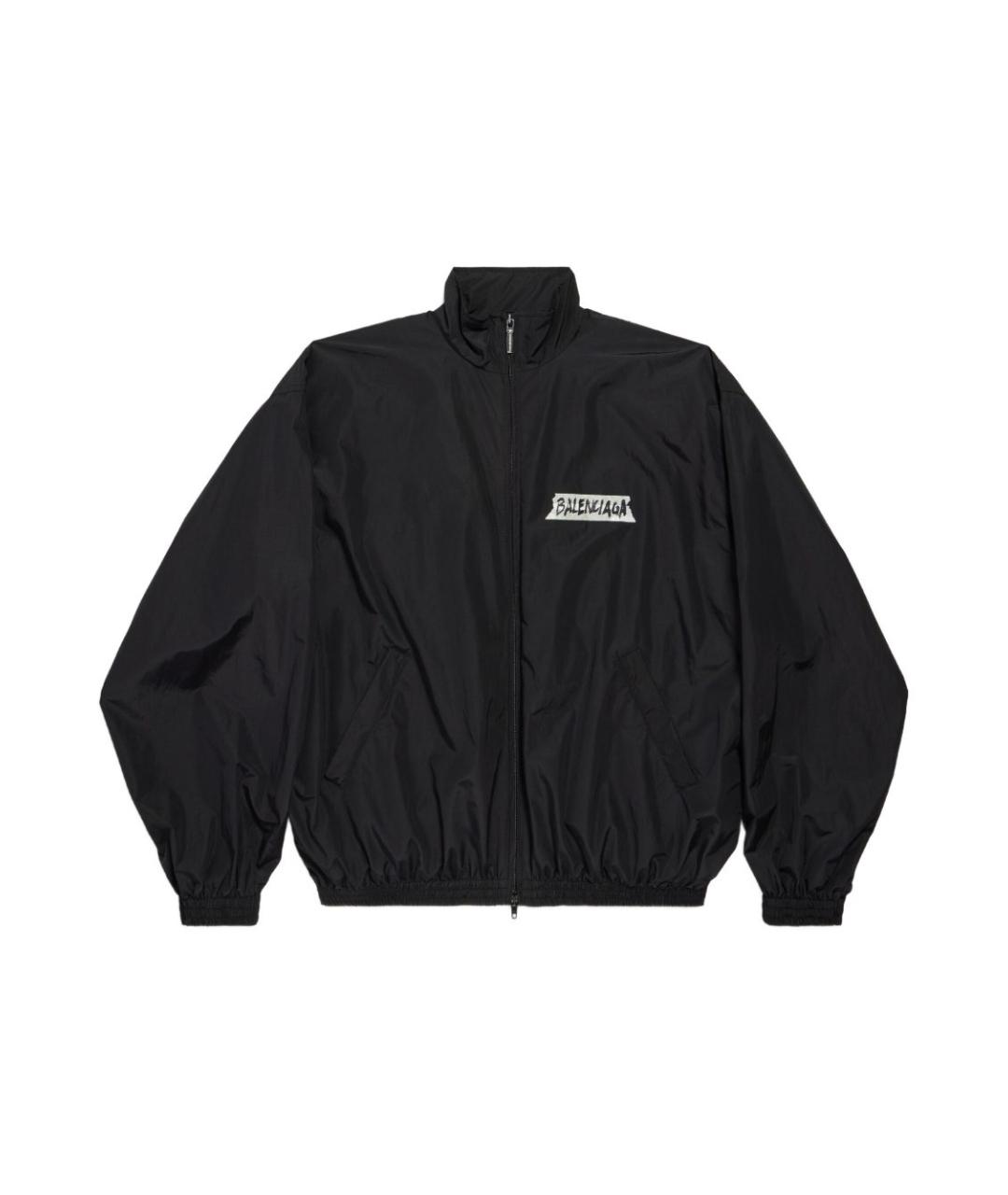 BALENCIAGA Черная хлопковая куртка, фото 1