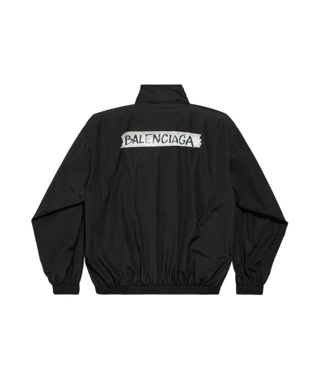 BALENCIAGA Черная хлопковая куртка, фото 3