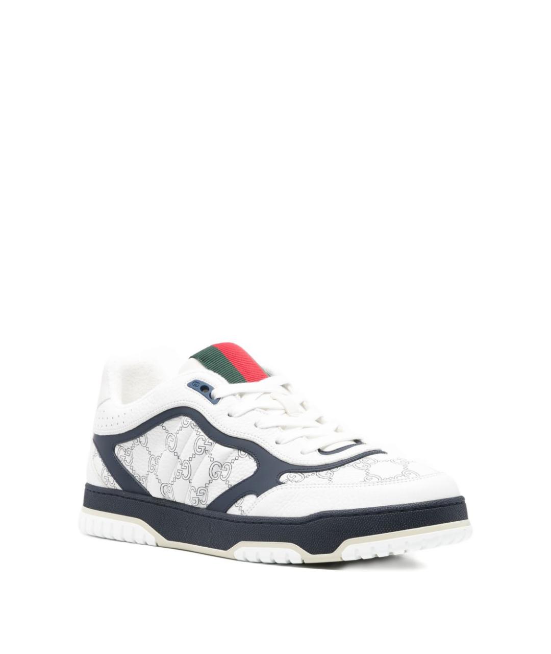 GUCCI Мульти кожаные низкие кроссовки / кеды, фото 2