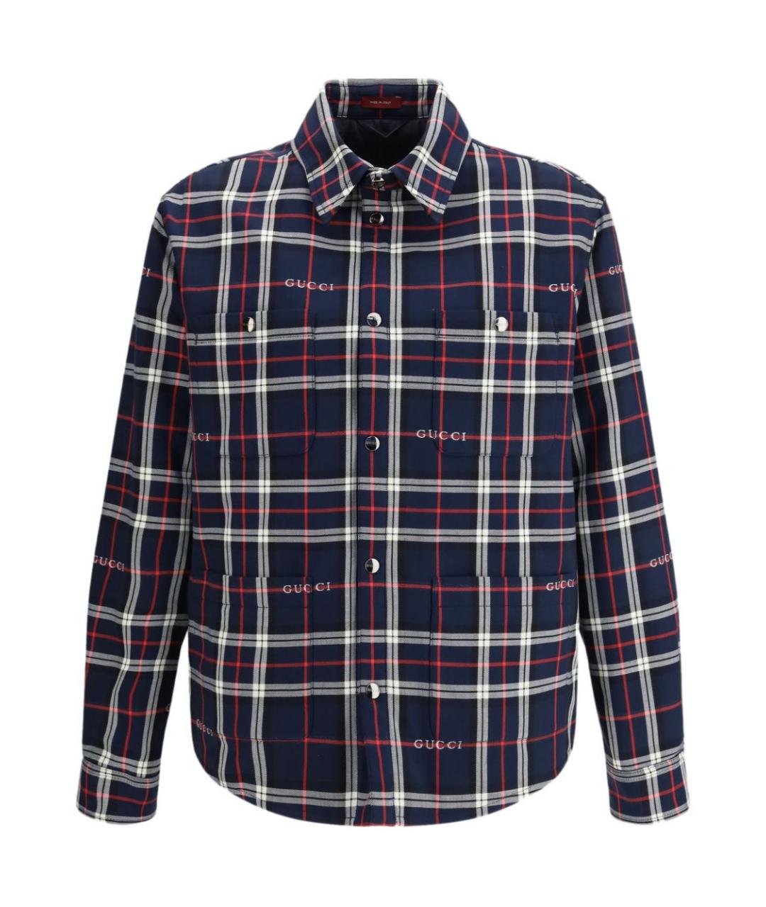 GUCCI Мульти хлопковая кэжуал рубашка, фото 1