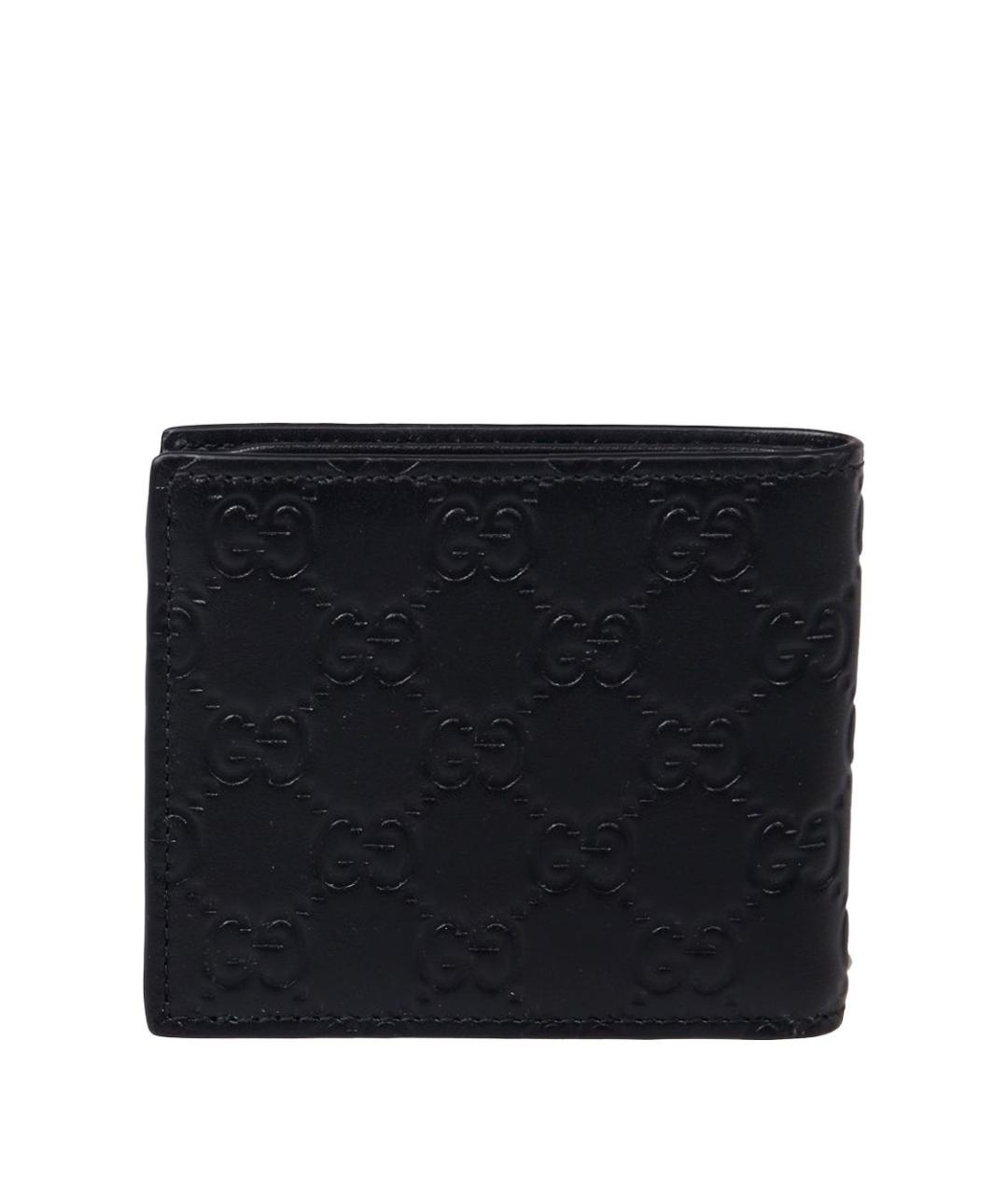 GUCCI Черный кожаный кошелек, фото 3