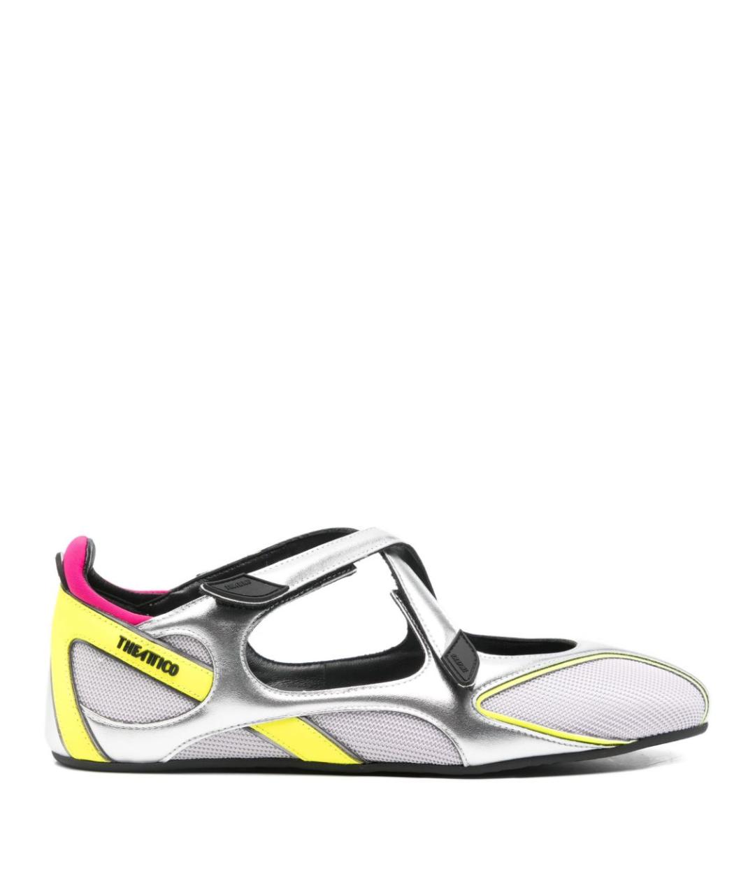 THE ATTICO Мульти текстильные балетки, фото 1