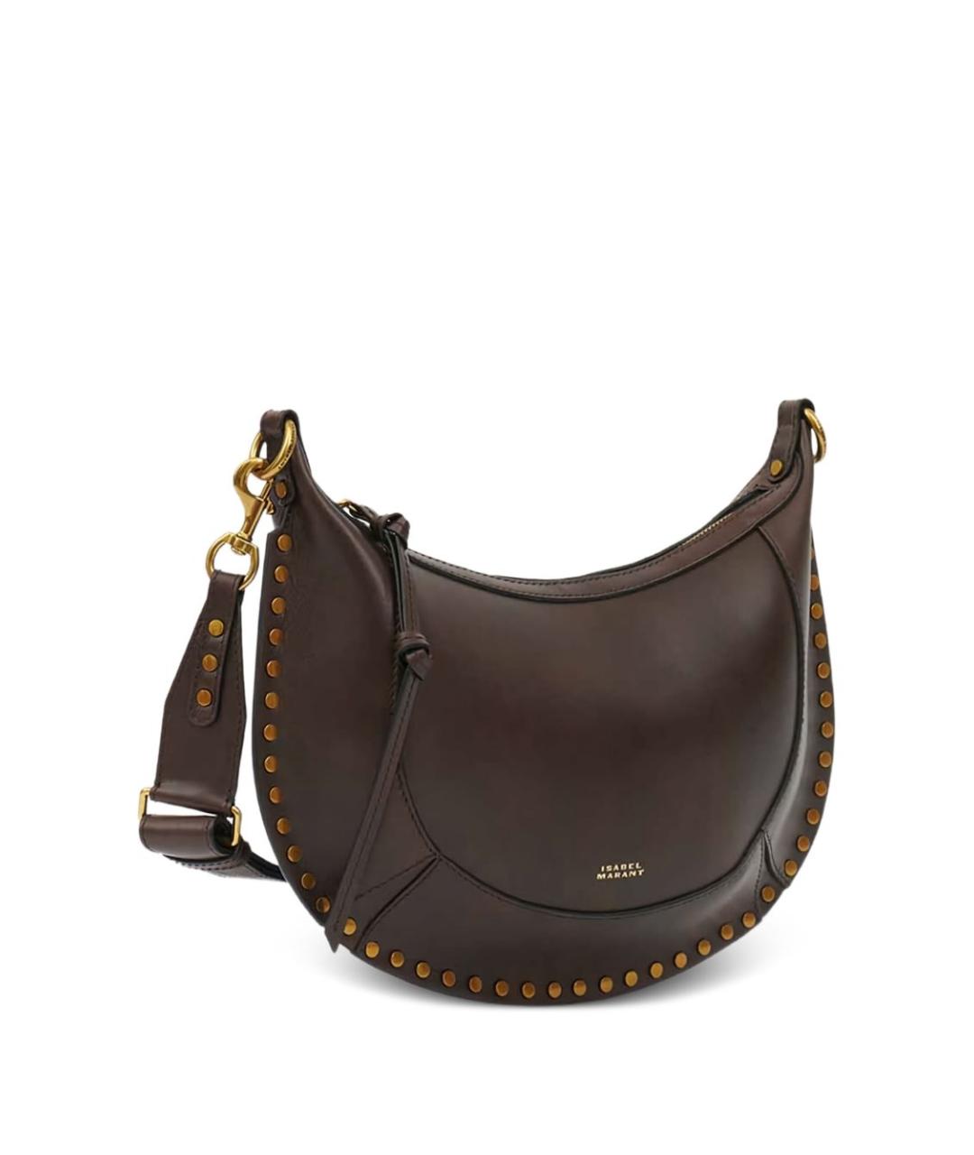 ISABEL MARANT Коричневая кожаная сумка через плечо, фото 6