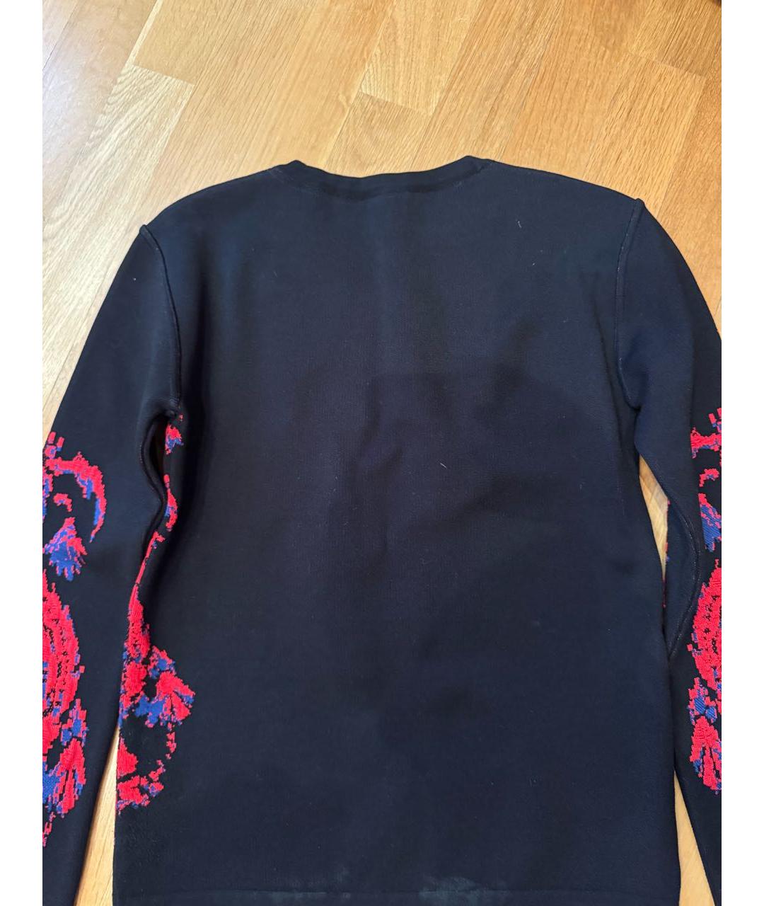 ROBERTO CAVALLI Черный вискозный джемпер / свитер, фото 2