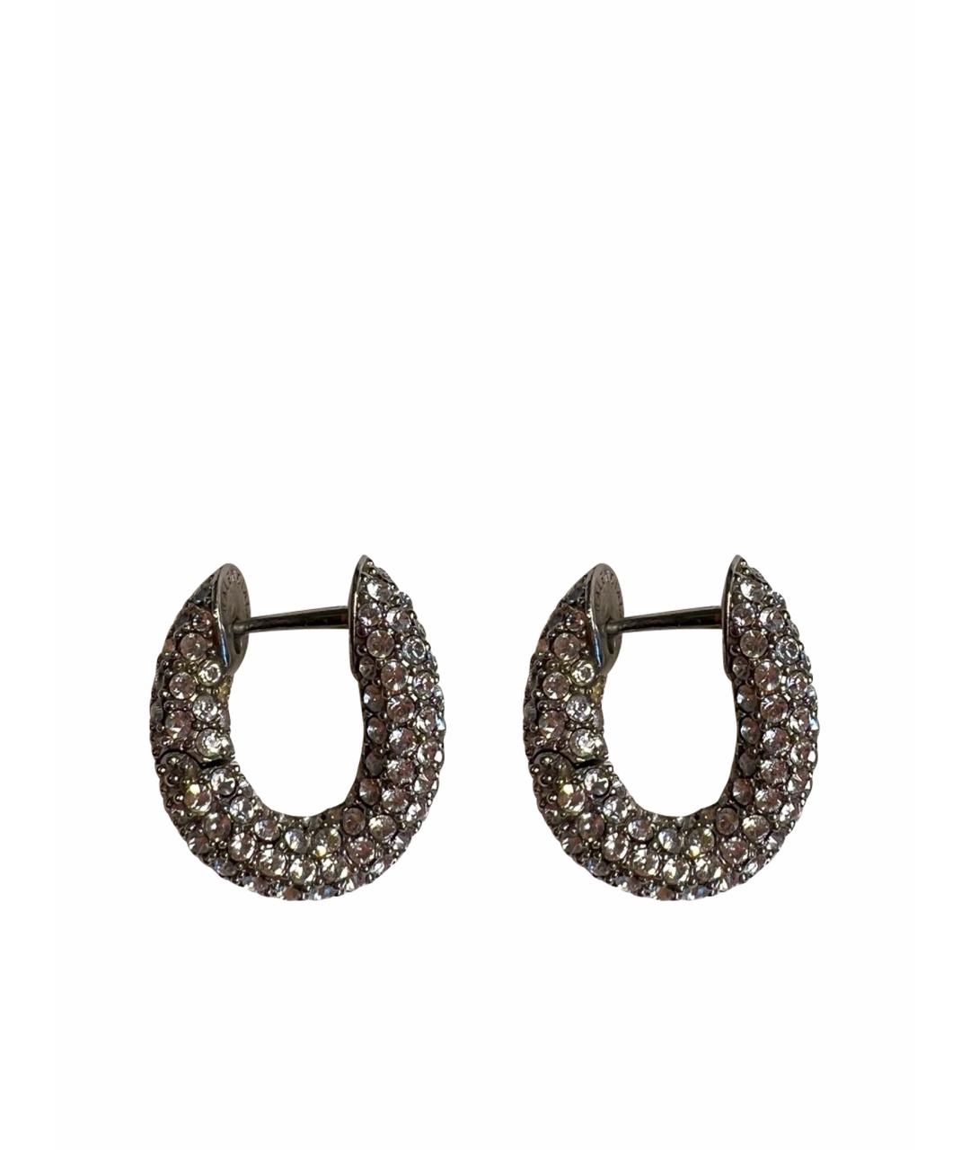 BALENCIAGA Серебряные латунные серьги, фото 1