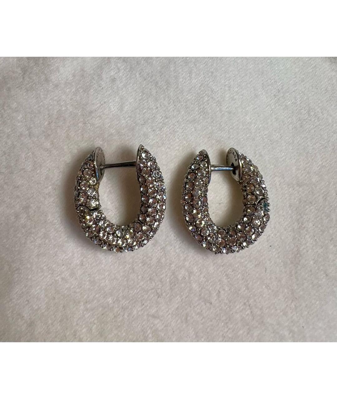 BALENCIAGA Серебряные латунные серьги, фото 4