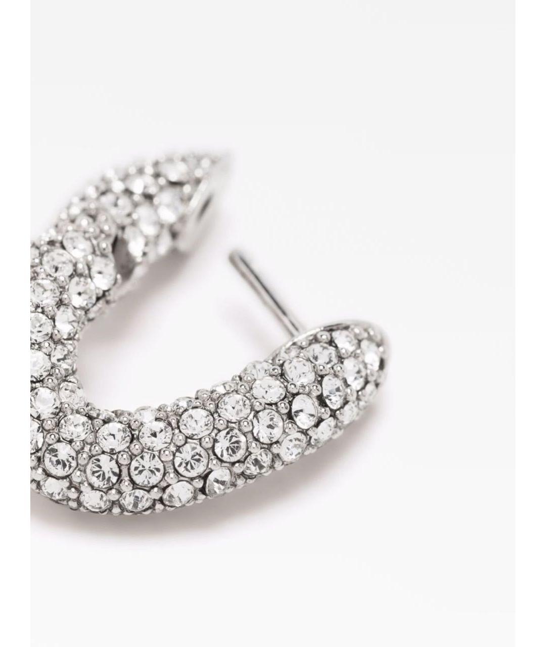 BALENCIAGA Серебряные латунные серьги, фото 7