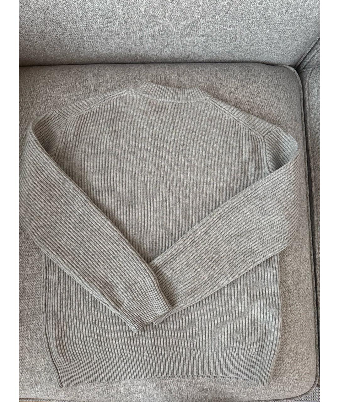 12 STOREEZ Серый шерстяной джемпер / свитер, фото 2