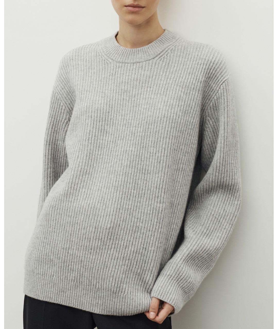 12 STOREEZ Серый шерстяной джемпер / свитер, фото 5