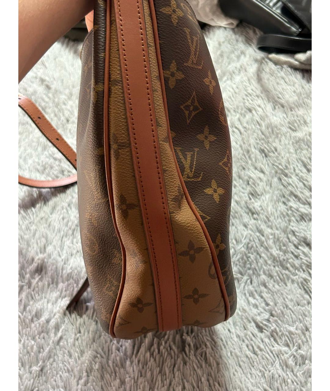 LOUIS VUITTON Коричневая сумка через плечо, фото 4