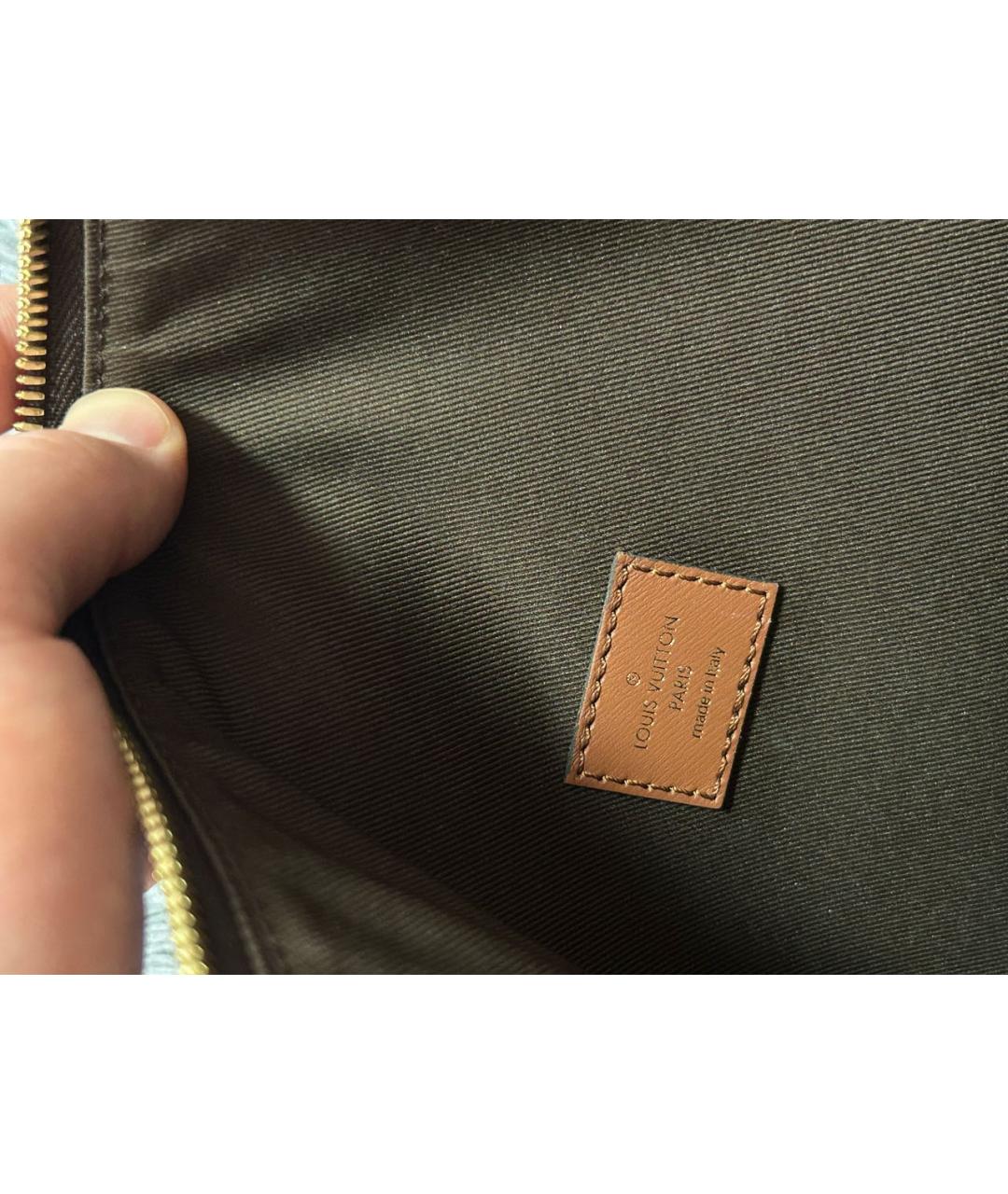 LOUIS VUITTON Коричневая сумка через плечо, фото 3