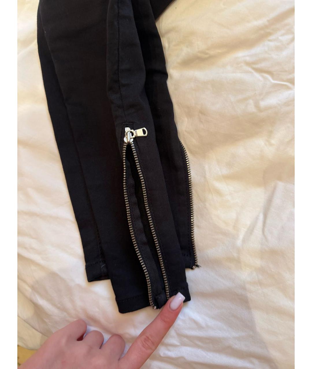 LIU JO Черные хлопко-эластановые джинсы слим, фото 3