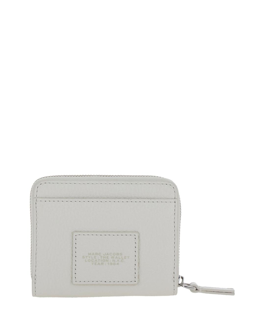 MARC JACOBS Белый кожаный кошелек, фото 1