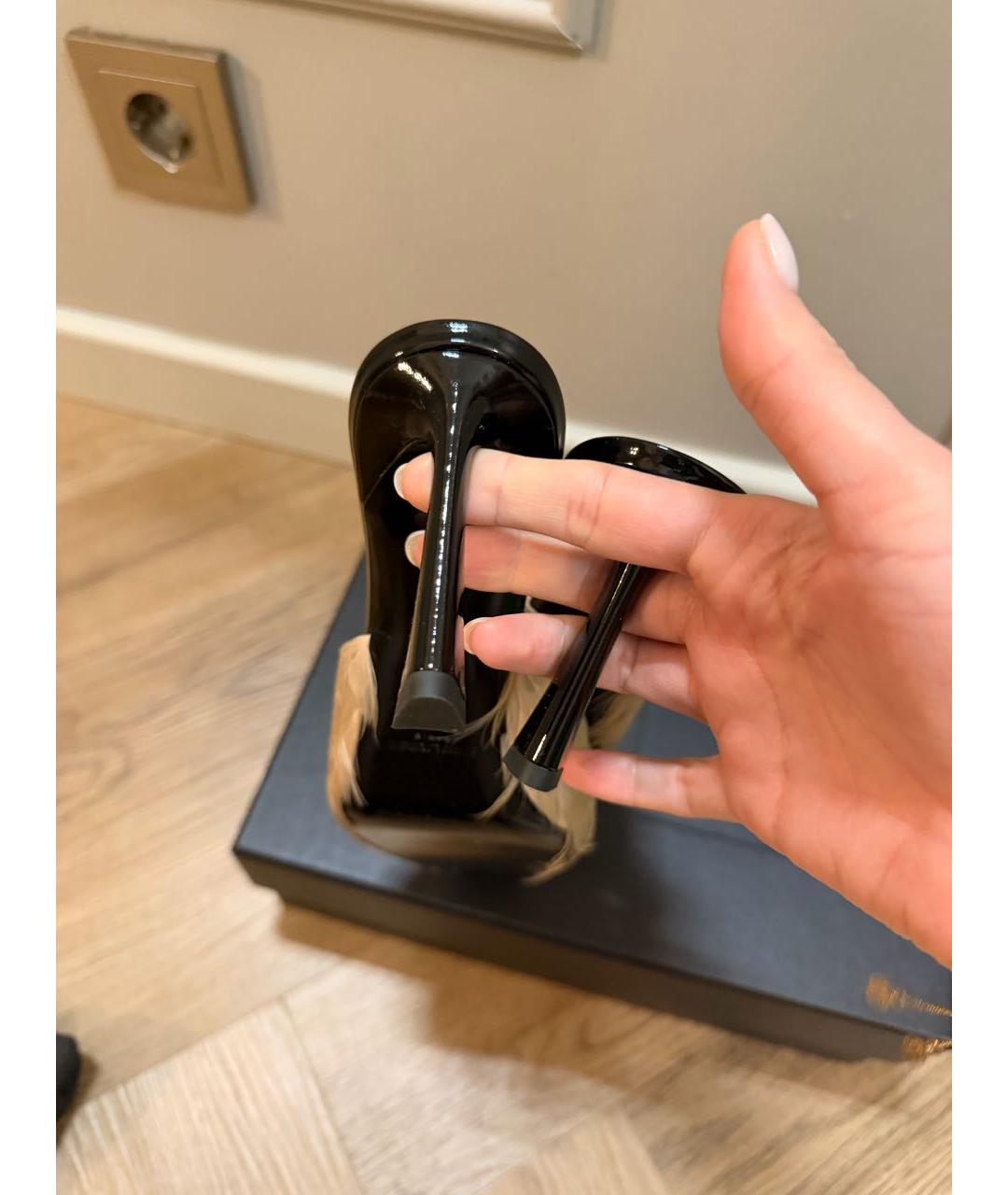 SAINT LAURENT Розовые мюли, фото 4