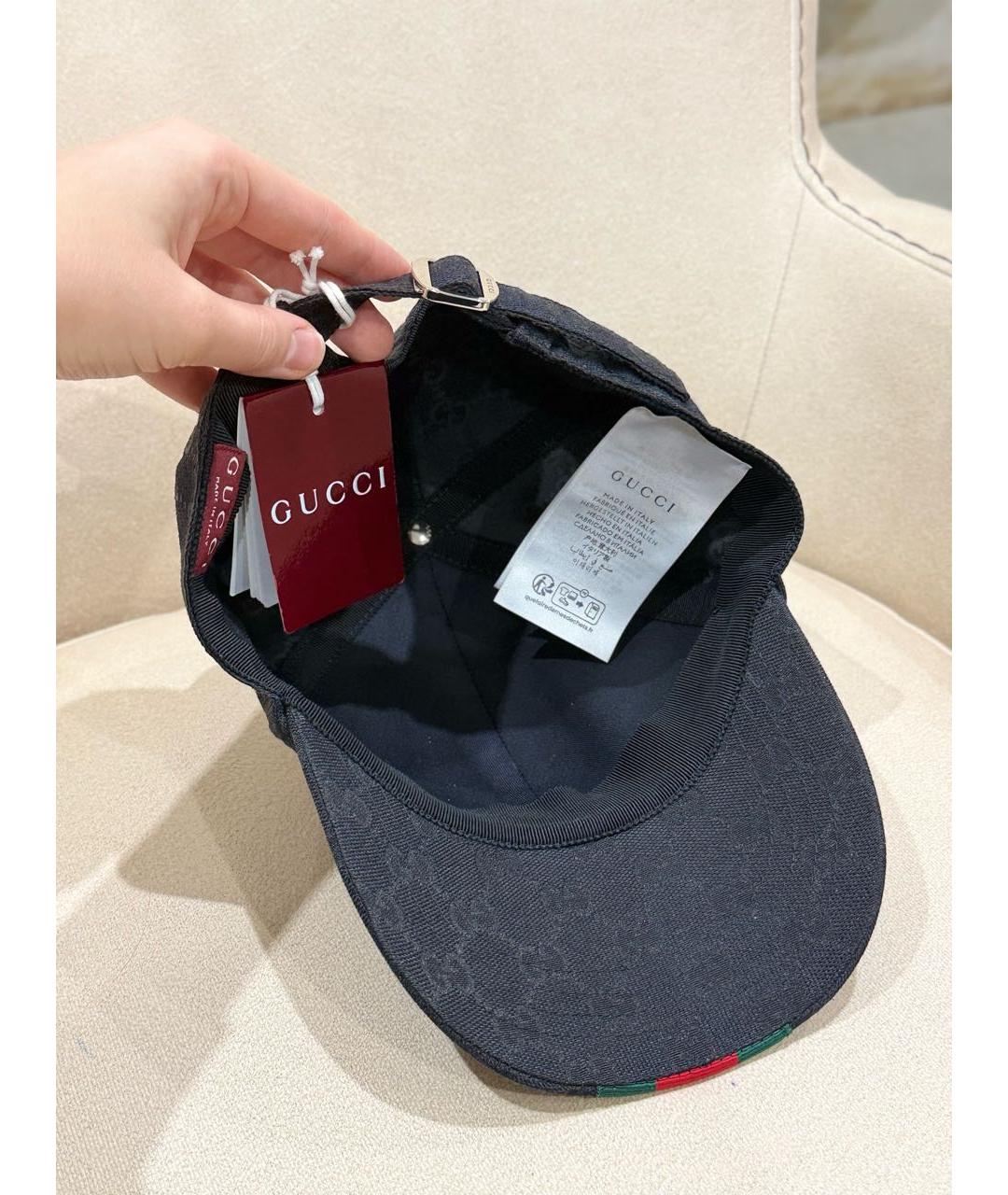 GUCCI Черная кепка/бейсболка, фото 6