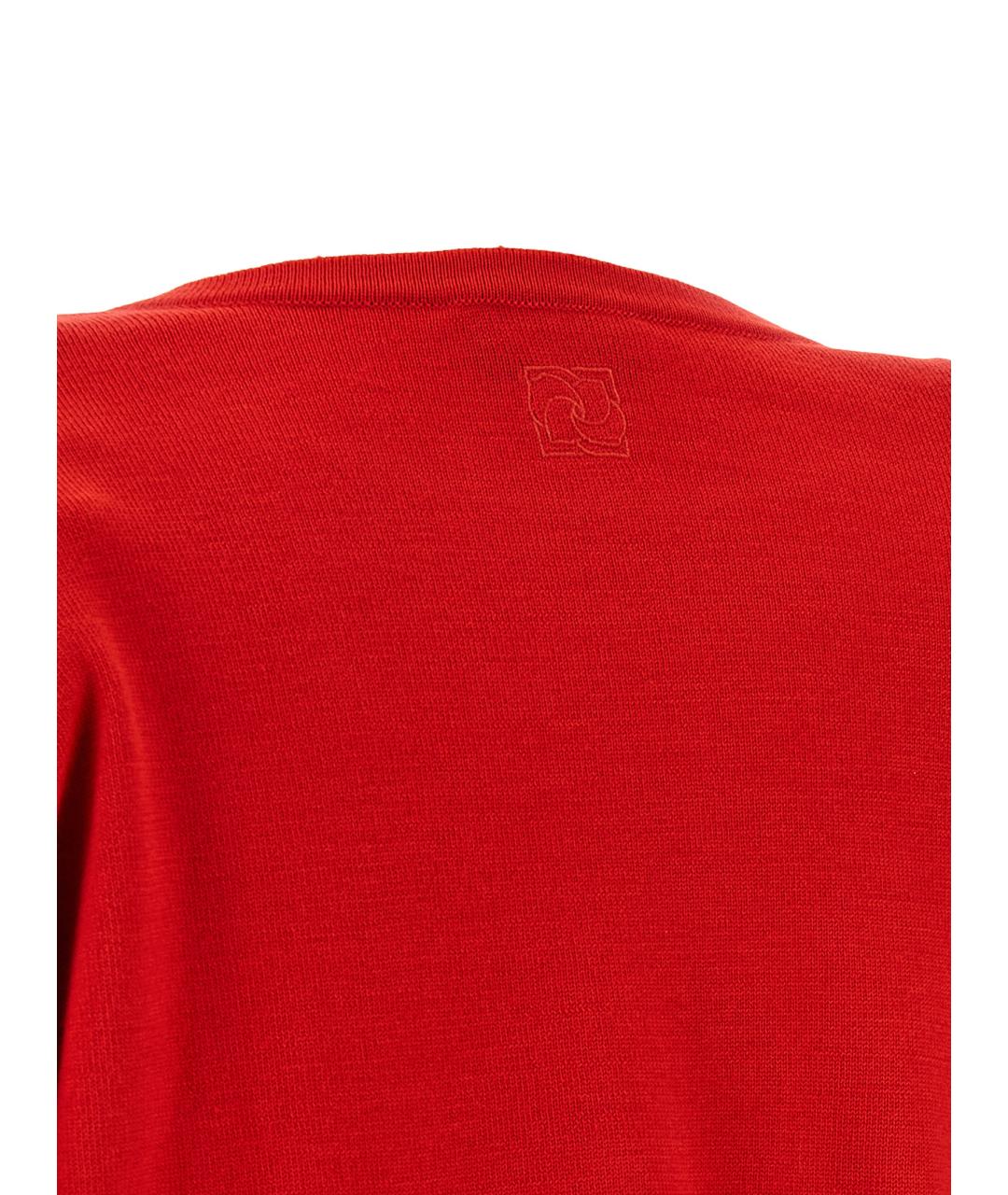 MAGDA BUTRYM Красный шерстяной кардиган, фото 4