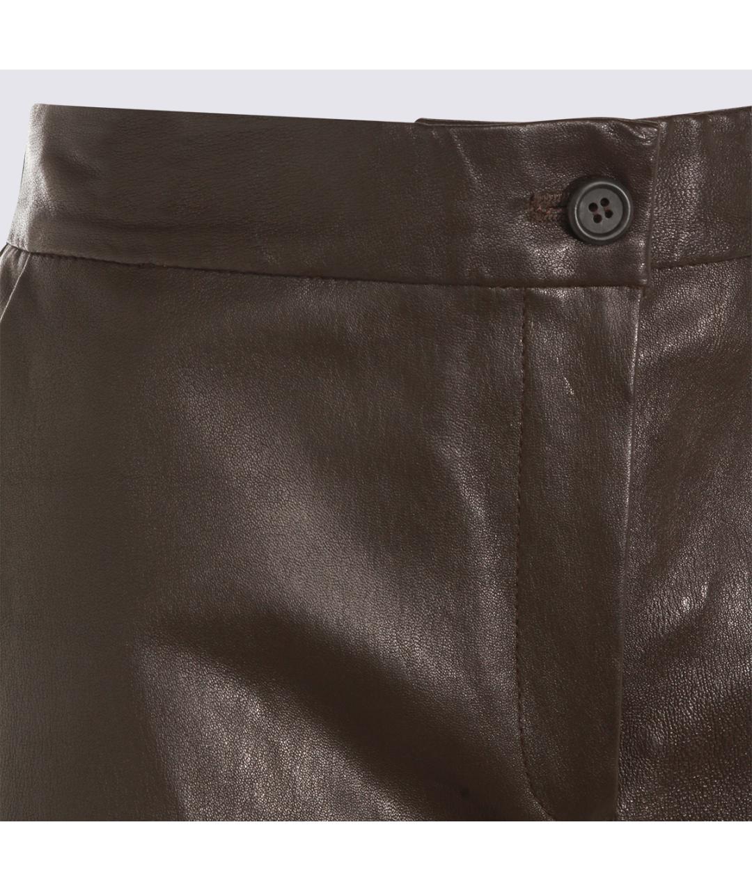 ANTONELLI FIRENZE Коричневые брюки узкие, фото 3