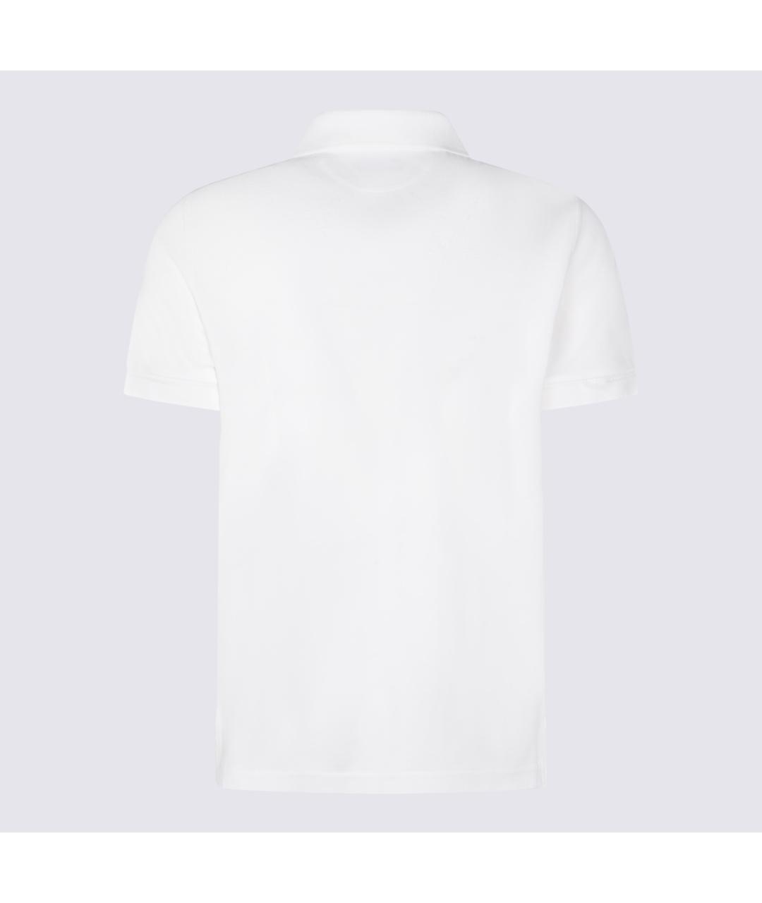 TOM FORD Бежевое хлопковое поло с коротким рукавом, фото 2