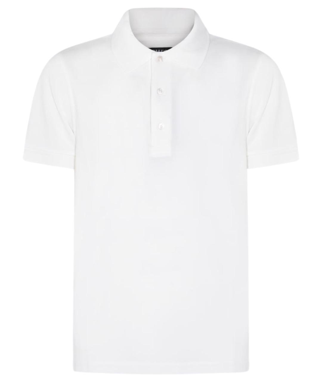 TOM FORD Бежевое хлопковое поло с коротким рукавом, фото 1