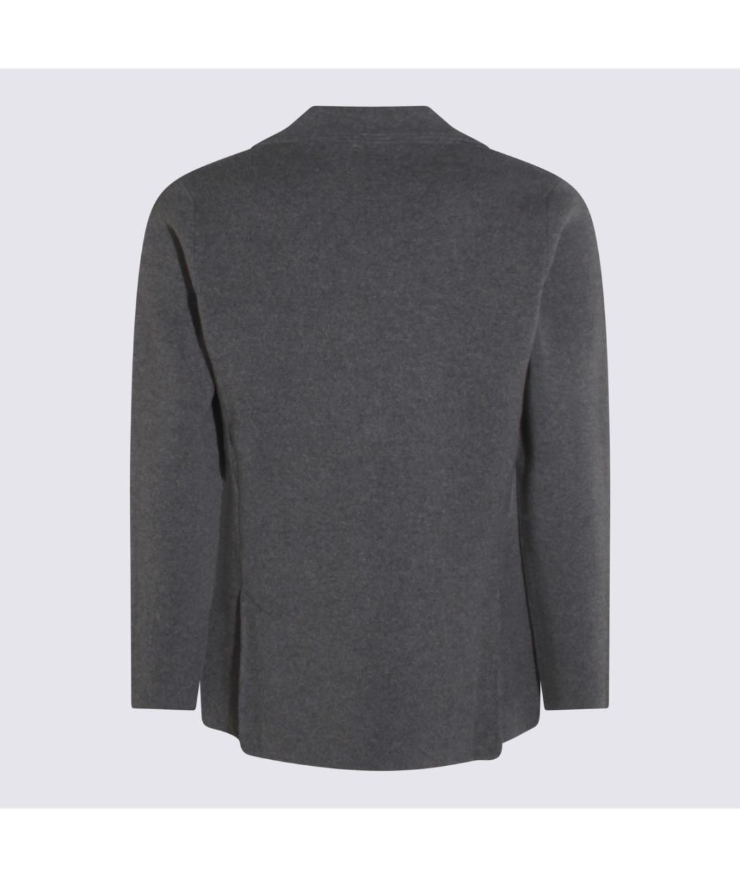 LARDINI Серый шерстяной пиджак, фото 2