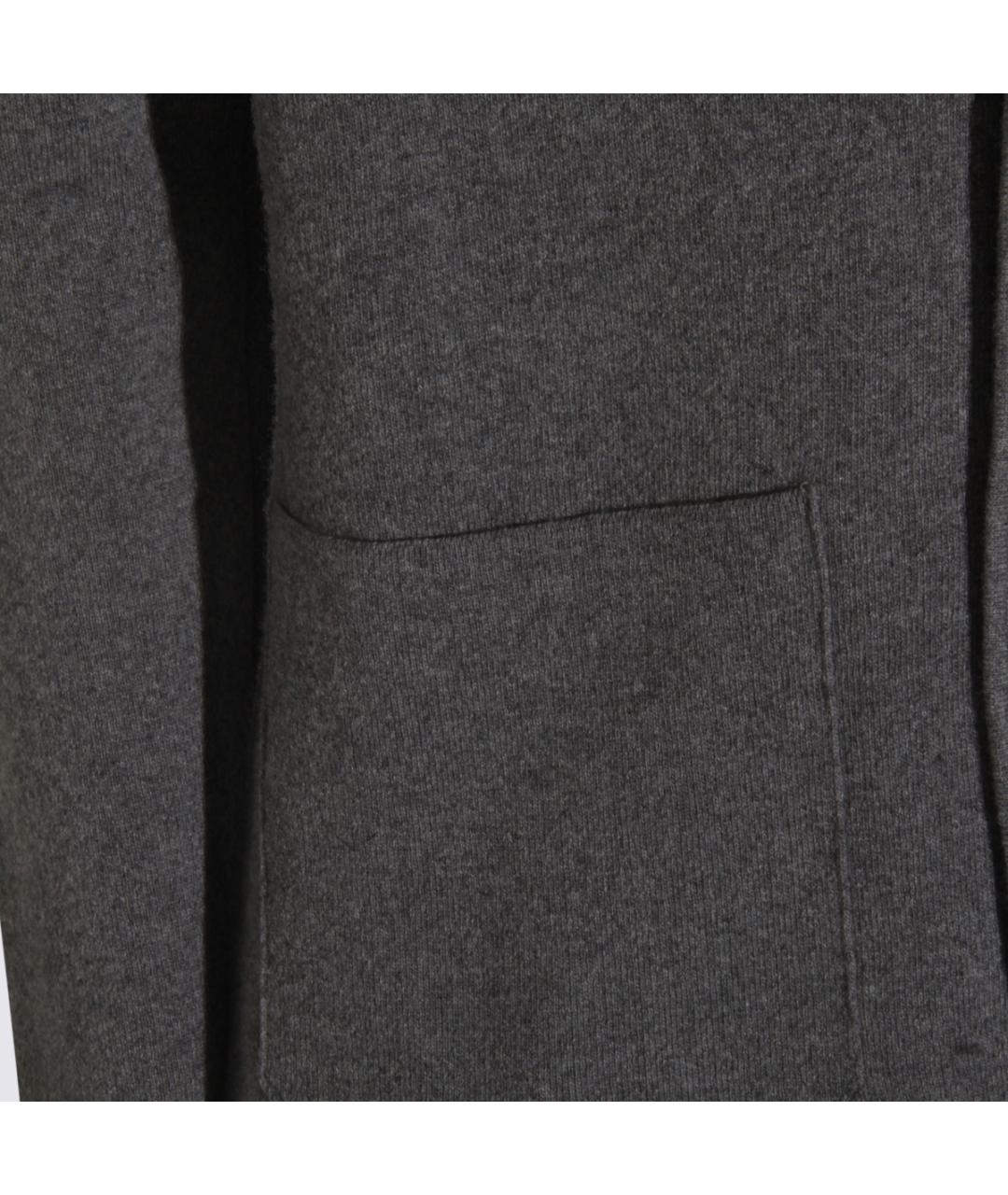 LARDINI Серый шерстяной пиджак, фото 4