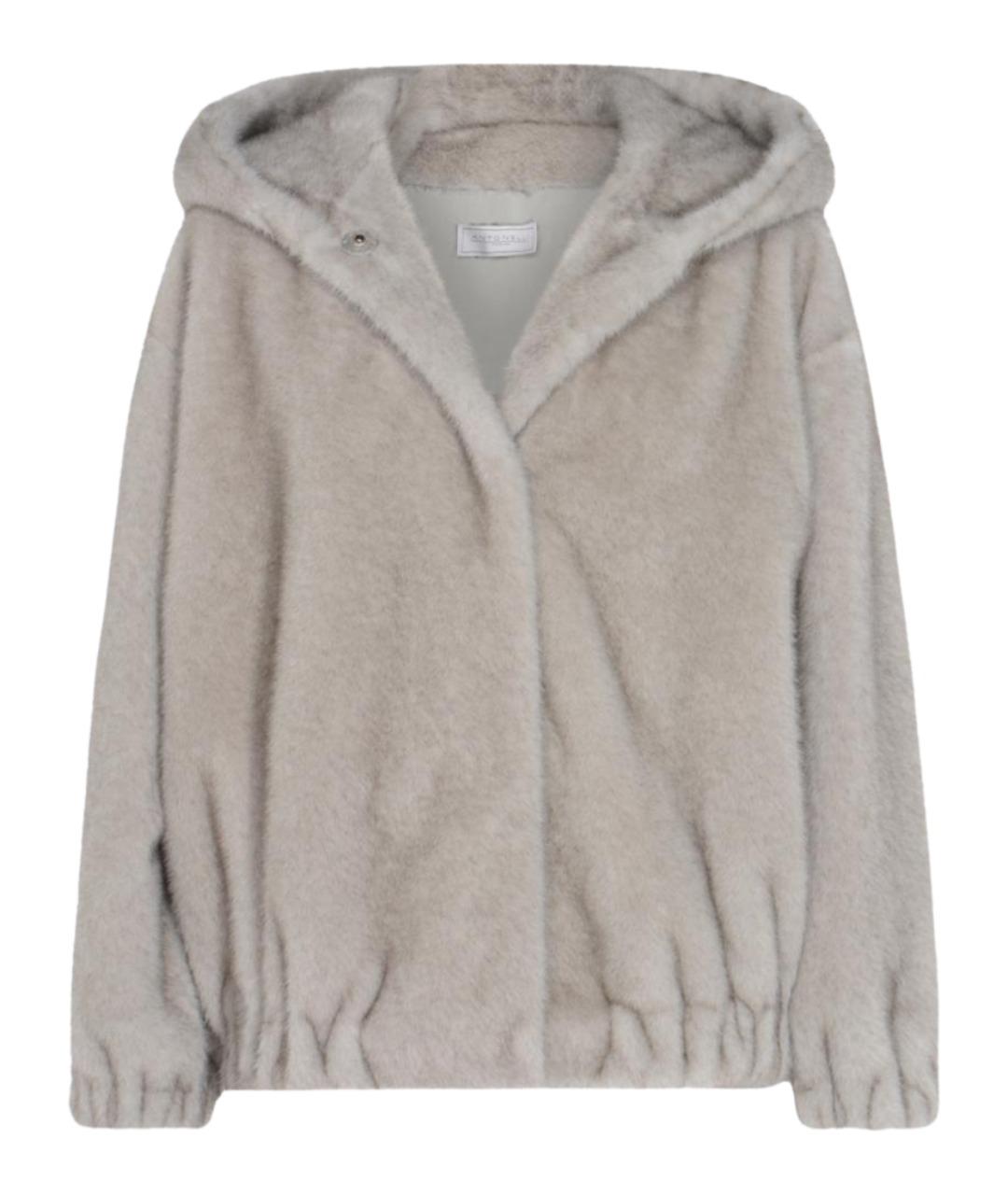 ANTONELLI FIRENZE Серая шуба, фото 1