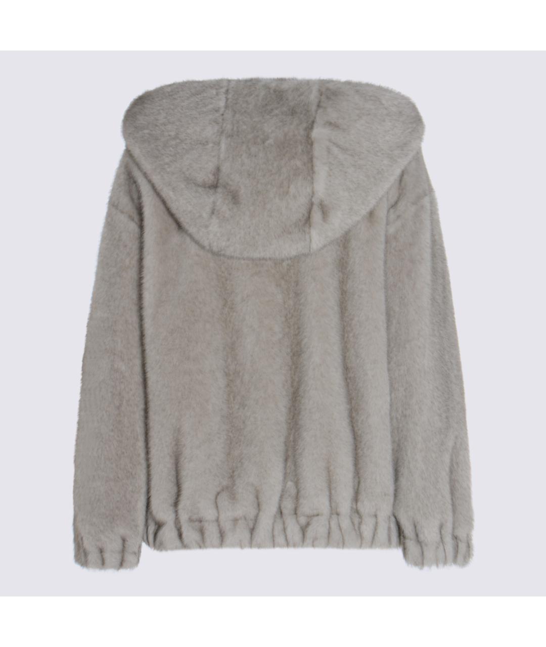 ANTONELLI FIRENZE Серая шуба, фото 2