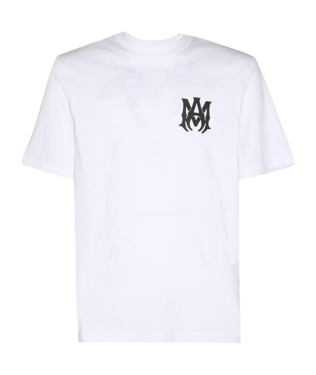 AMIRI Белая хлопковая футболка, фото 1