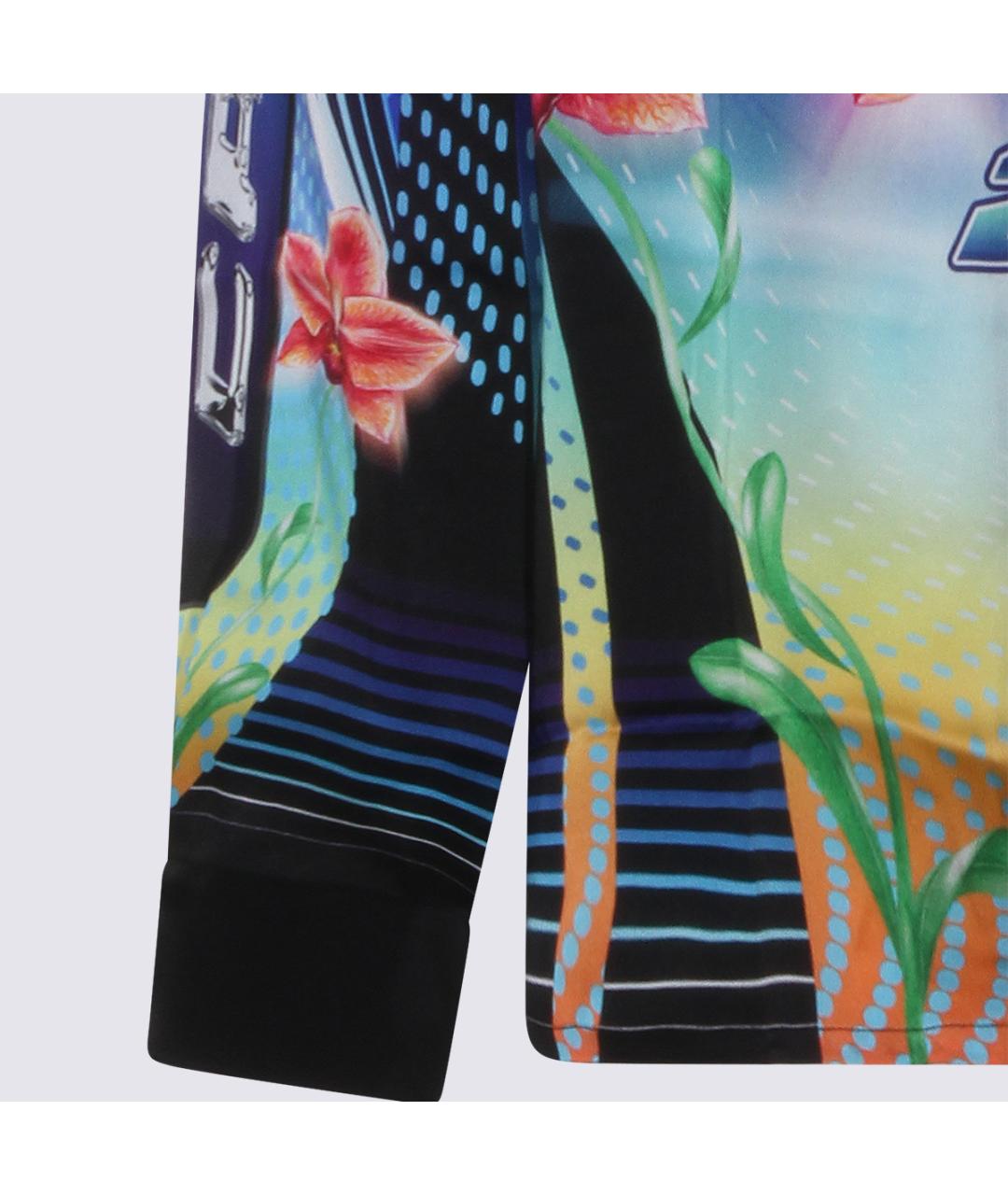 CASABLANCA Мульти шелковая кэжуал рубашка, фото 4