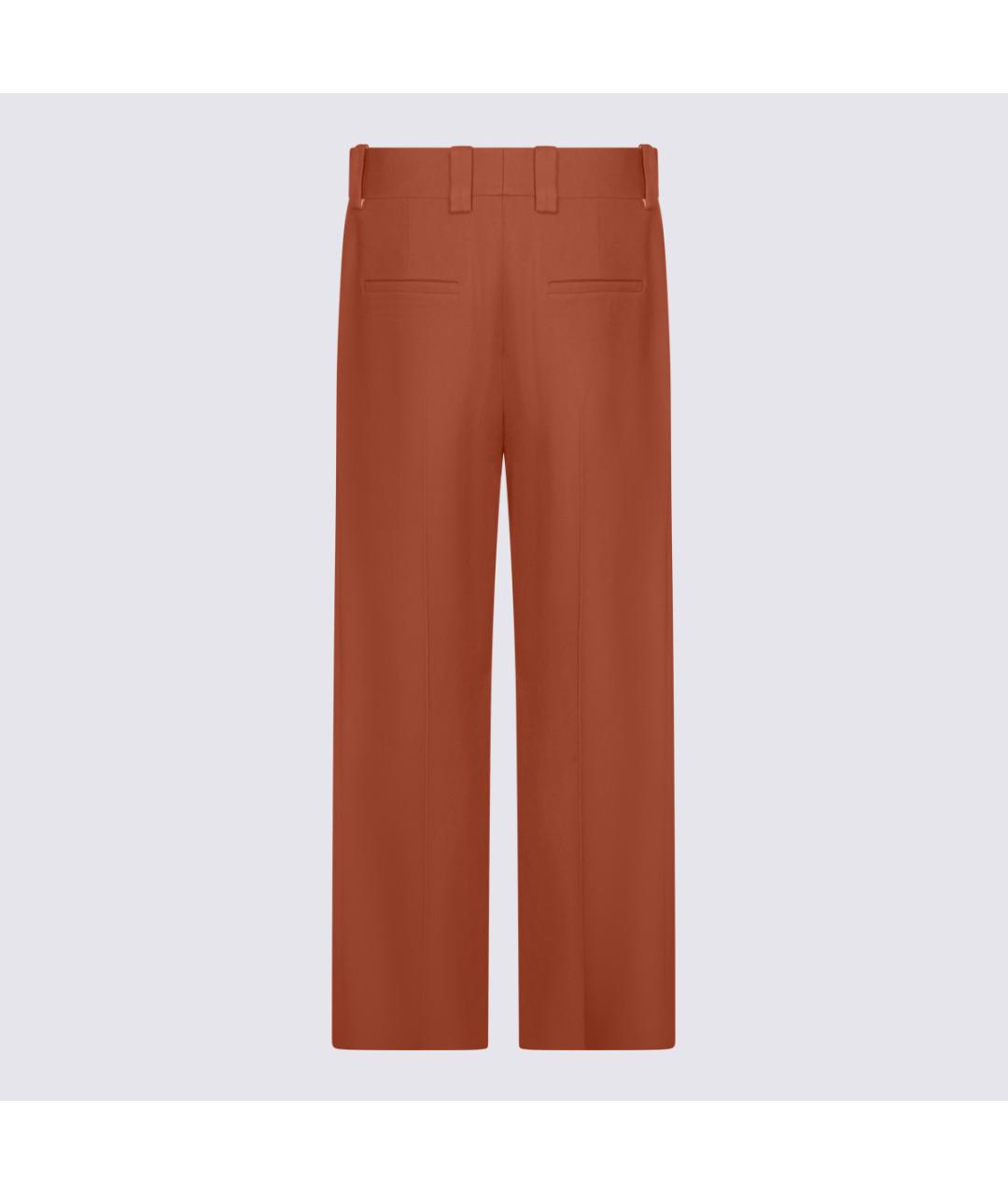 CHLOE Розовые хлопковые прямые брюки, фото 2