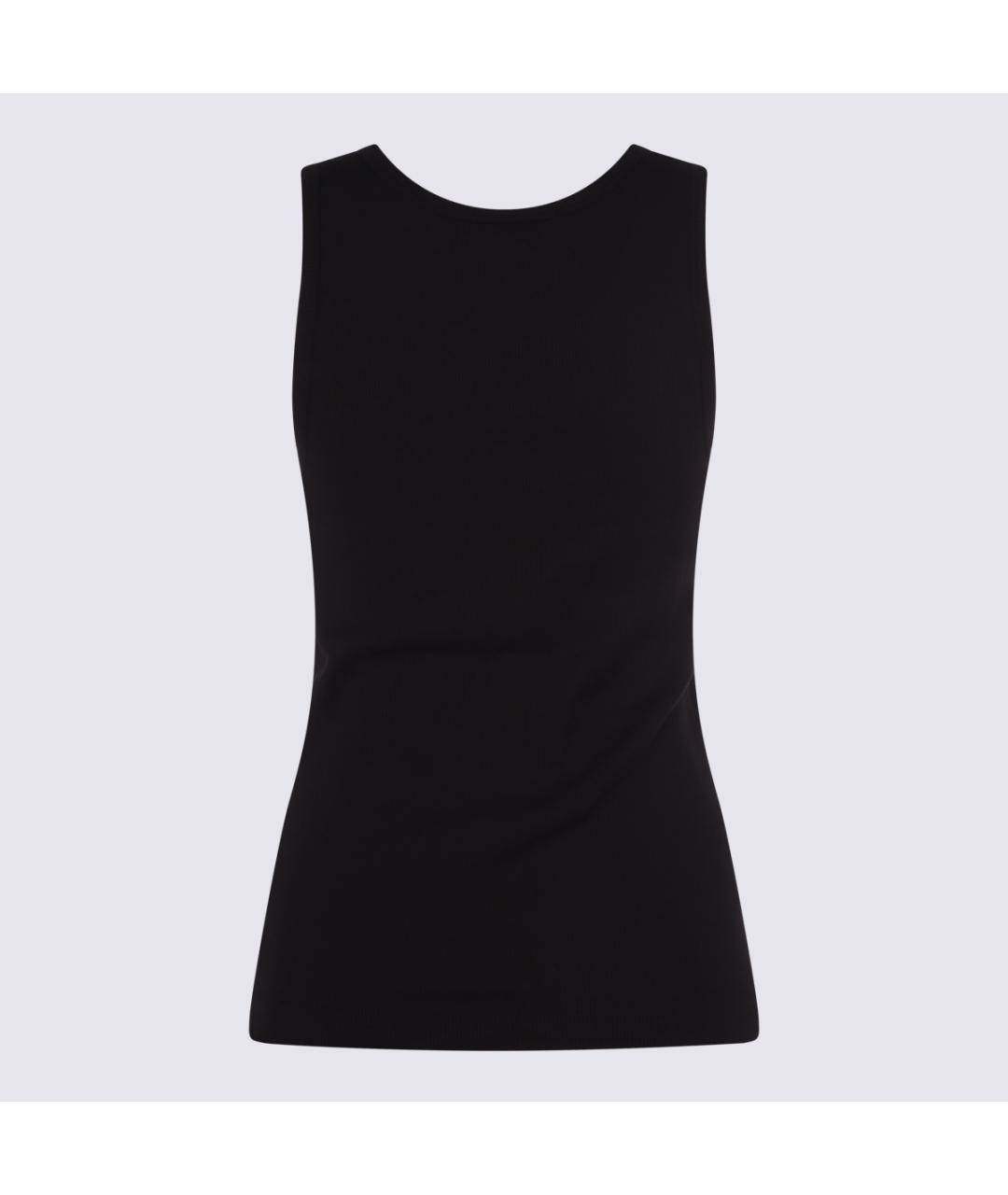 DOLCE&GABBANA Черная хлопковая майка, фото 2